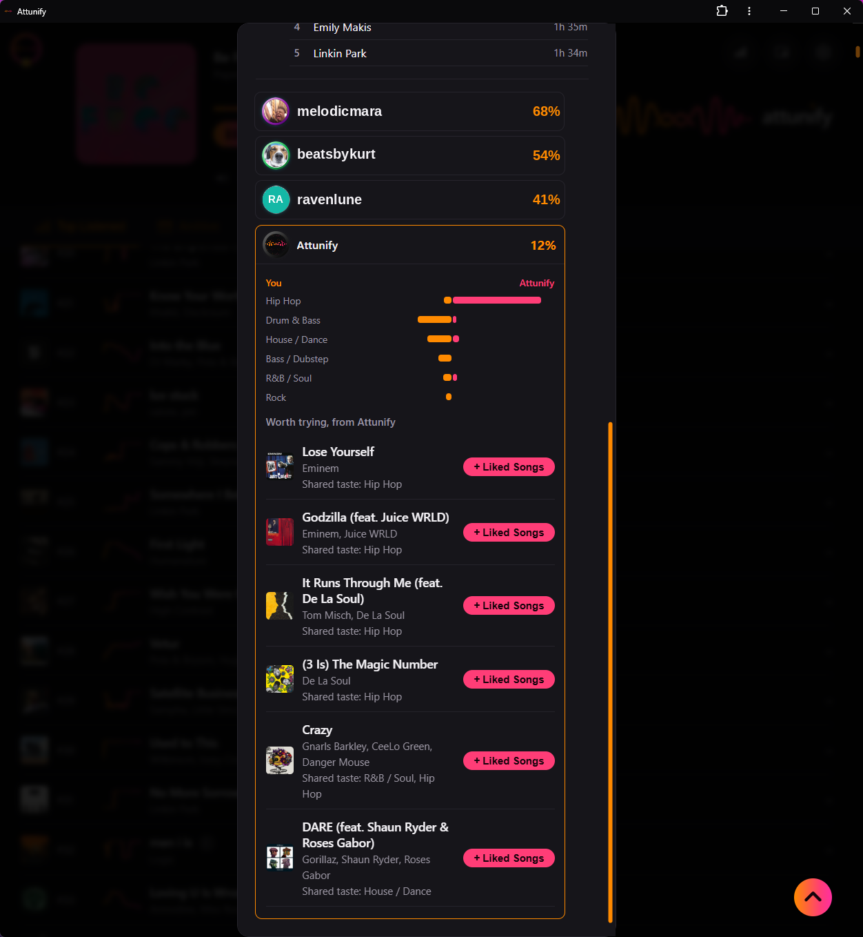 Friends screenshot