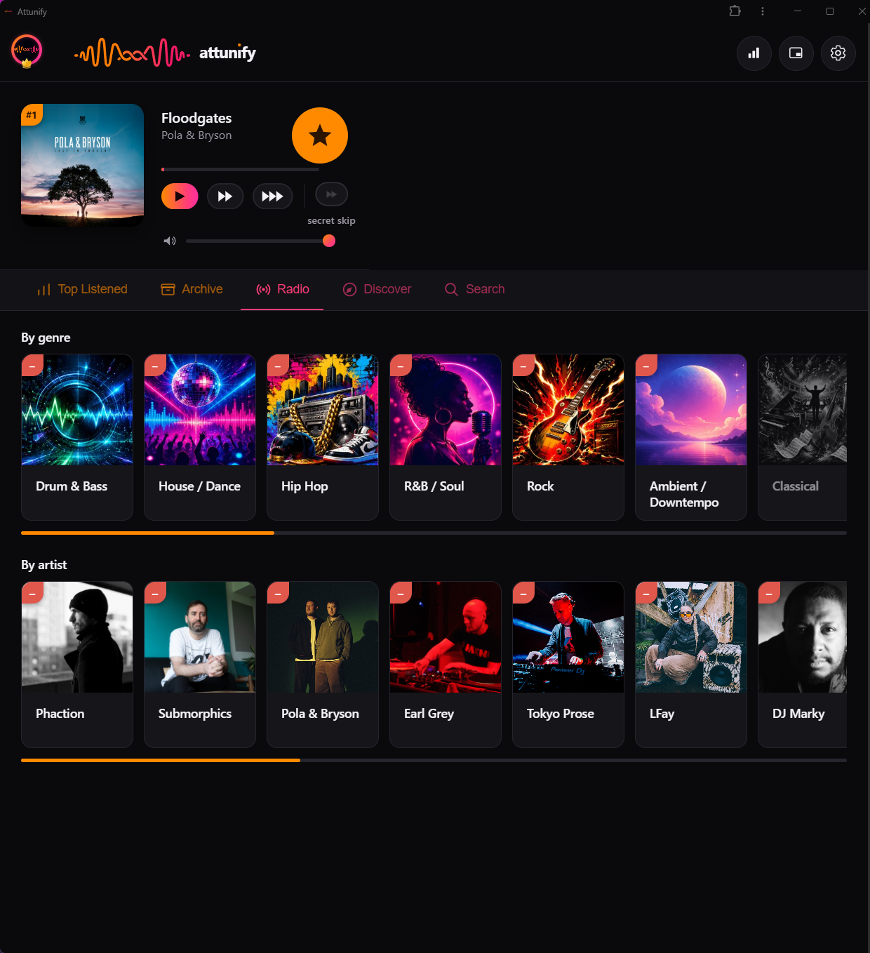 Radio screenshot
